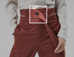 허리선이 분리된 벽돌색 바지 가격미정 마르니 by 분더샵, 미색 셔츠 27만5천원 타임 옴므 제품.