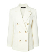 크림 컬러의 리넨 혼방 재킷 59만9천원 질스튜어트 뉴욕.