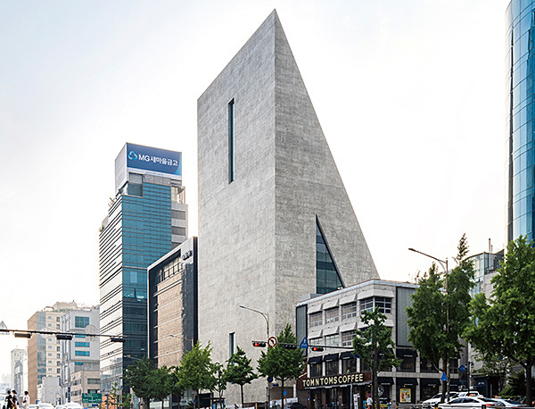 헤르조그 앤 드뫼롱의 한국 프로젝트, 송은문화재단 신사옥