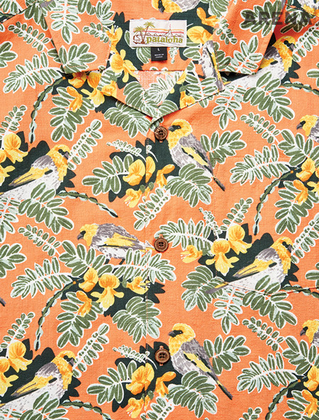 자몽색 파타로하 하와이안 셔츠 17만9천원 파타고니아 제품.