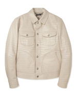 TOM FORD
오프화이트 레더 웨스턴 재킷 1천5백40만원 톰 포드 제품.