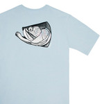 큼직한 물고기 얼굴이 그려진 오가닉 티셔츠 5만5천원 파타고니아 제품.