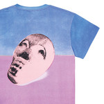 얼굴 프린트의 컬러 블록 티셔츠 31만원 베너 아트릭스 by 지494 디자이너 제품.