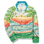 휴양지를 떠올리게 하는 데님 트러커 재킷 73만원 카사블랑카 by 매치스패션 제품.
