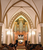 폴란드 가톨릭 성당에서의 음악회.