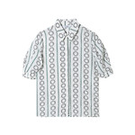 그래픽적인 나비 패턴의 퍼프 슬리브 셔츠 7만9천원 앤아더스토리즈.