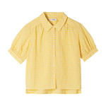 퍼프 슬리브가 사랑스러운 체크 셔츠 가격미정 봉쁘앙 파리. 