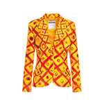 붓으로 그린 듯 위트 있는 패턴의 재킷 가격미정 모스키노.