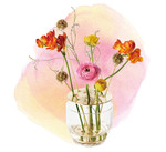 하이메 아욘이 디자인한 이케바나 화병. 줄기부터 화관까지, 꽃 전체를 즐길 수 있도록 디자인된 화병으로 한 줄기 꽃을 홀에 넣어 누구나 아름답게 장식할 수 있다. 가격미정 프리츠한센. 