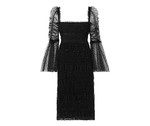 레이스 소재와 과감한 스퀘어 네크라인이 관능적인 블랙 드레스 60만원대 셀프포트레이 by 네타포르테. 	